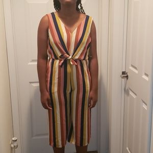 Jumpsuit with Stripes. Brand new!!